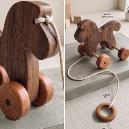 Horse Pull Along Wooden Toy