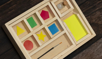 The Montessori Art & Collage Box | The Pasting Tray