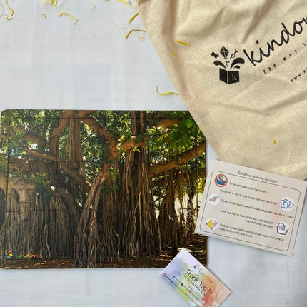 Montessori Jigsaw Puzzle Indian National Tree - Banyan Tree
