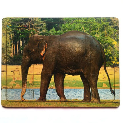 Montessori Jigsaw Puzzle Indian National Heritage Animal Elephant