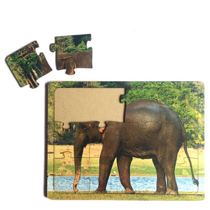 Montessori Jigsaw Puzzle Indian National Heritage Animal Elephant