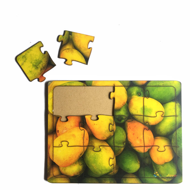 Montessori Jigsaw Puzzle Indian National Fruit Mango
