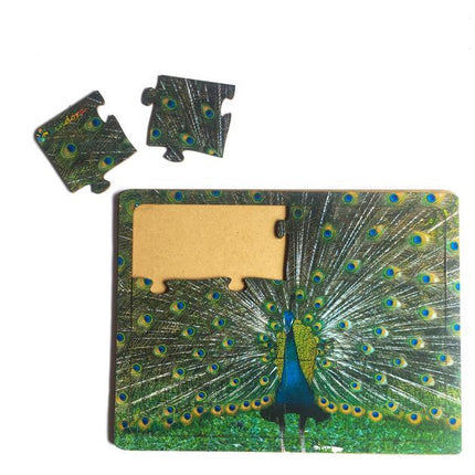 Montessori Jigsaw Puzzle Indian National Bird Peacock