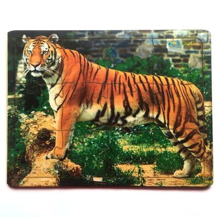 Montessori Jigsaw Puzzle Indian National Animal Tiger