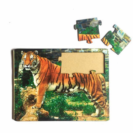 Montessori Jigsaw Puzzle Indian National Animal Tiger