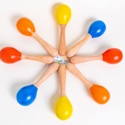 Wooden Maracas for Toddlers