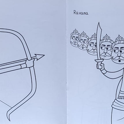 The Diwali Colouring Book
